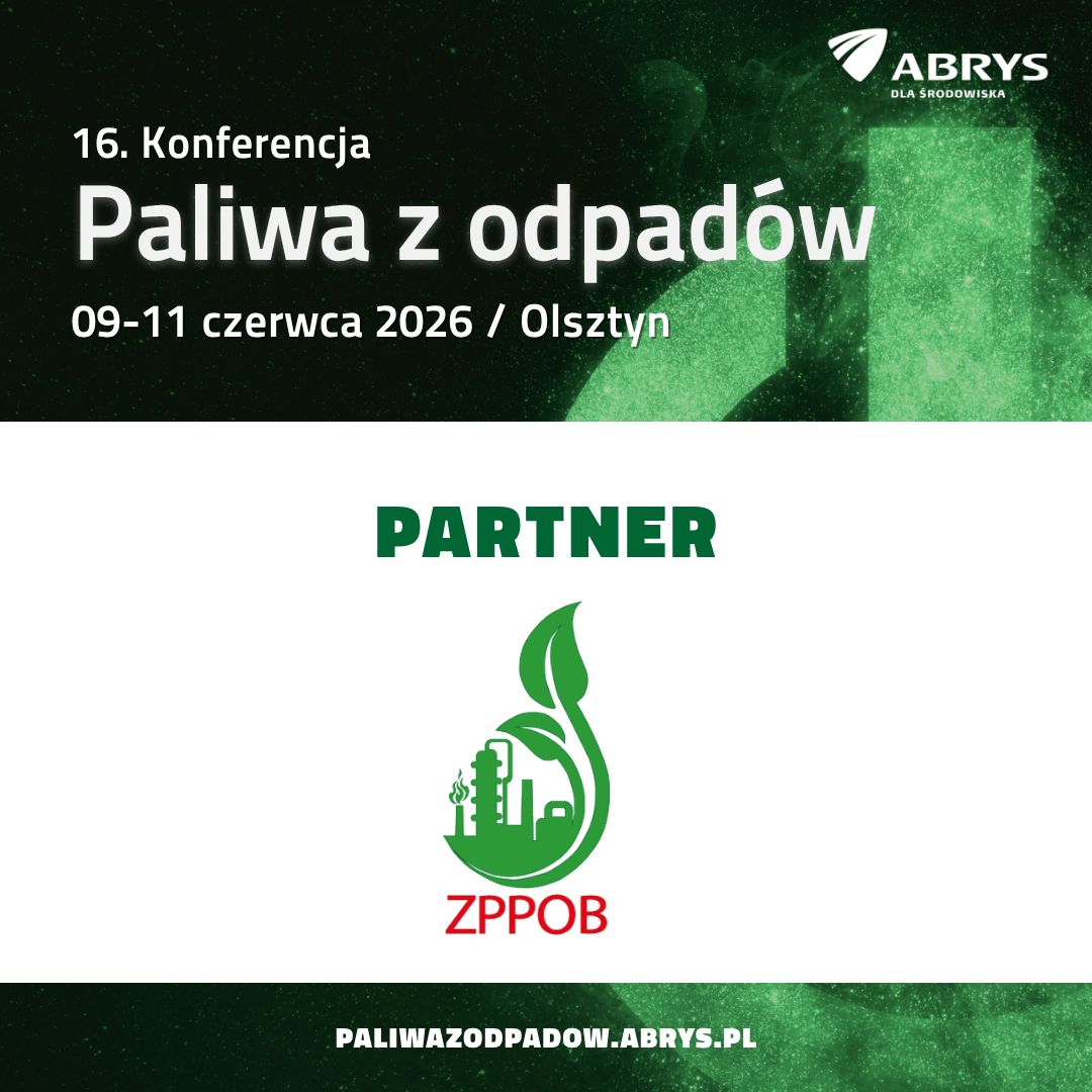 16. Konferencja Paliwa z Odpadów, 9-11 czerwca 2026 r., Olsztyn